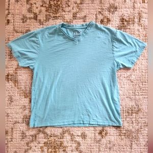 Men's V-Neck T-Shirt, Sky Blue, Large